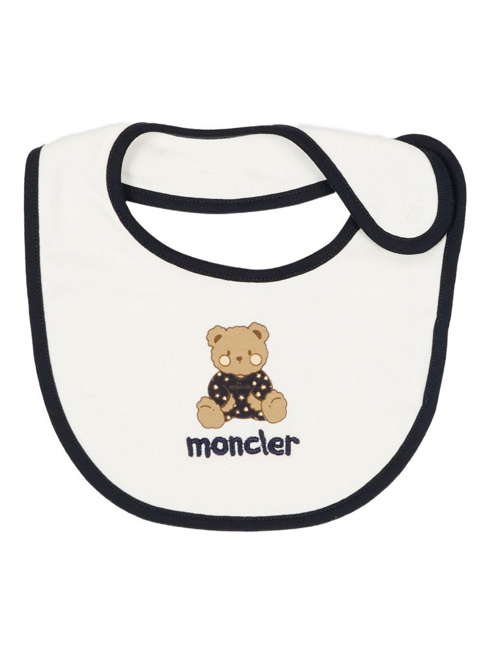 Tutina avorio per neonato 9518P000038392E F07 Moncler Kids 