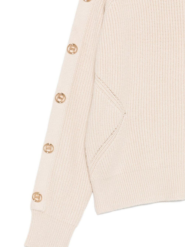 Maglione crema per bambina 252GJ3061 10884 Twin Set 