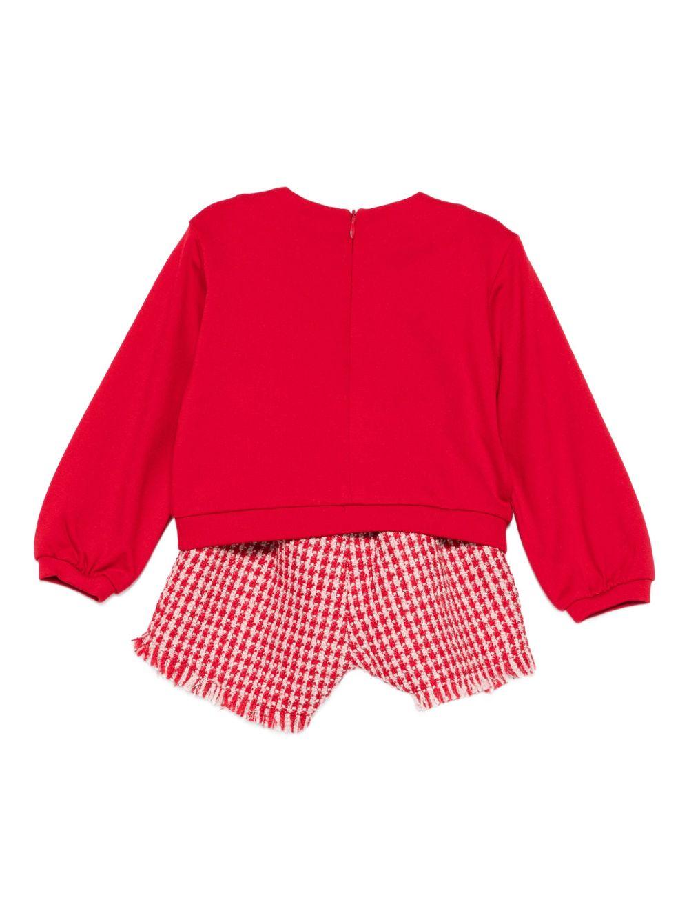 Completo rosso per neonata 5711 002 Abel & Lula 