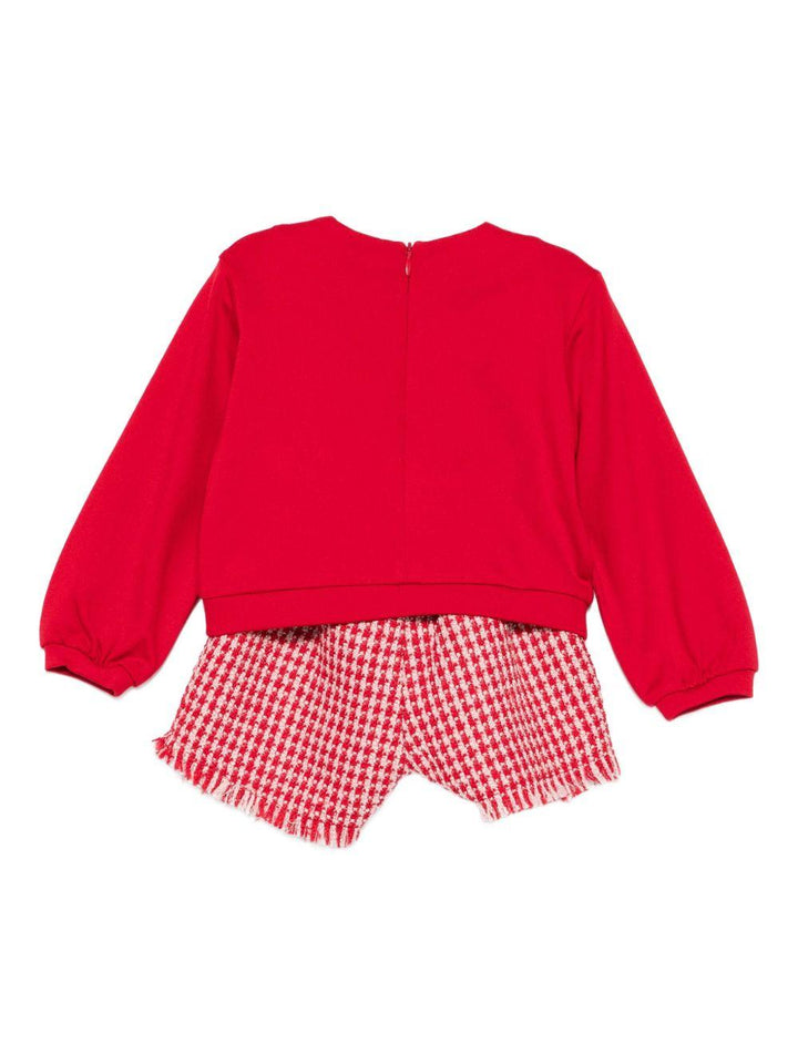 Completo rosso per neonata 5711 002 Abel & Lula 