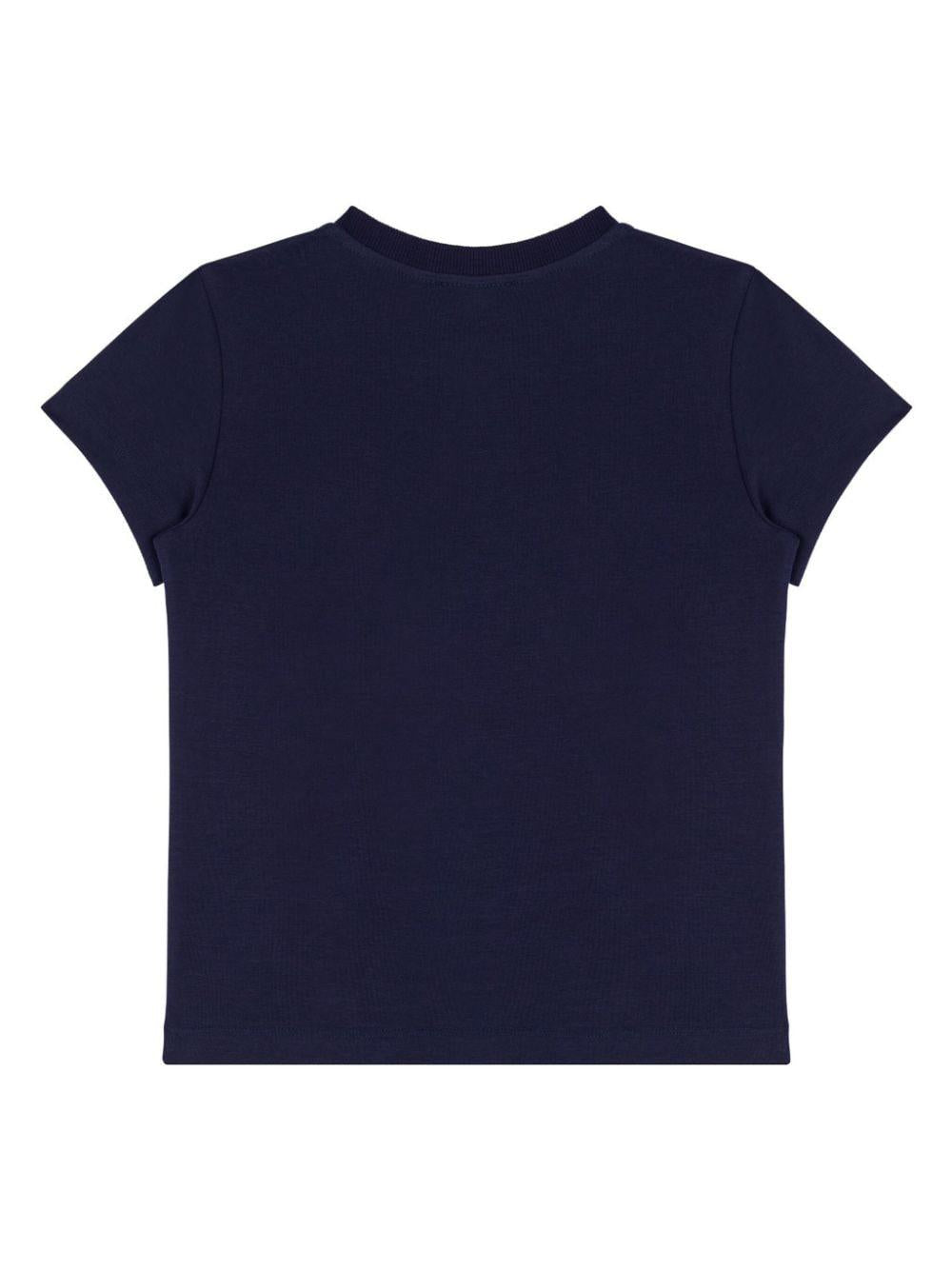 Blue cotton t-shirt for boys