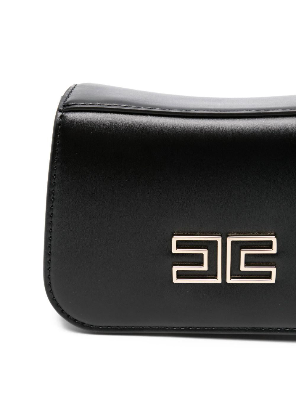 Borsa nera per bambina EFBO107CTV025 N000 Elisabetta Franchi Kids 