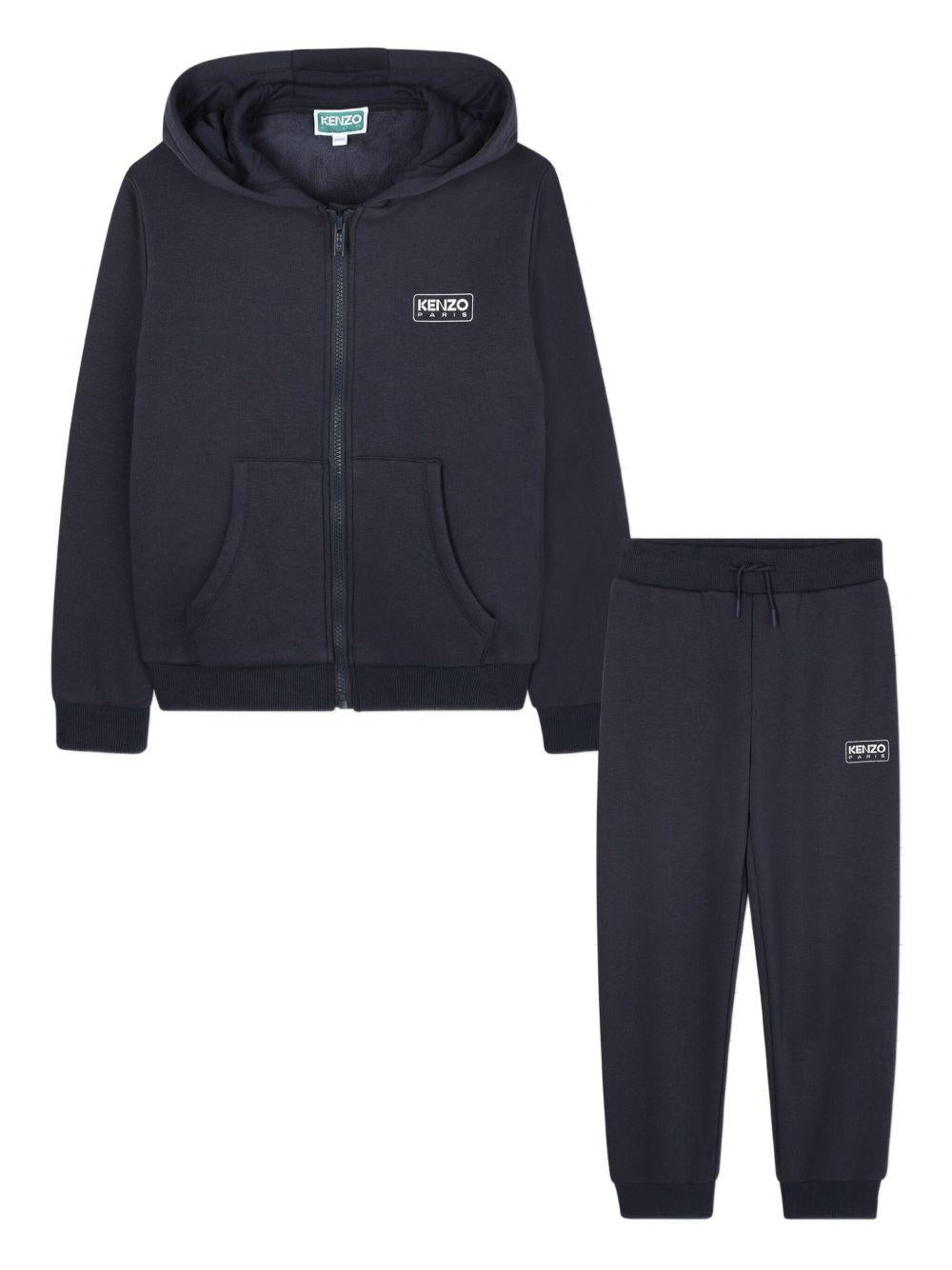 Completo sportivo blu navy per bambino K61468 845 Kenzo Kids 