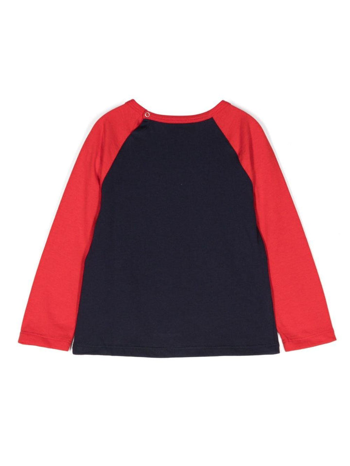 Navy/Crimson Baby T-Shirt with Logo