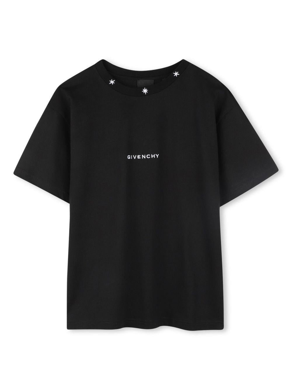 T-shirt nera per bambino