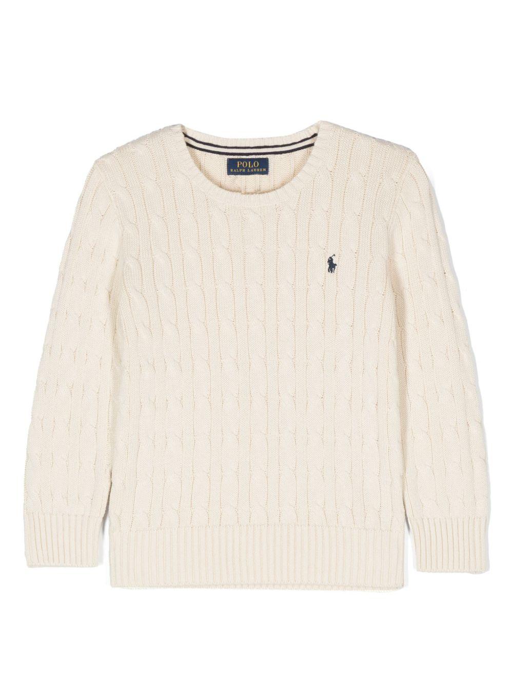 Maglione crema per bambino 323702674 068 Ralph Lauren Kids 
