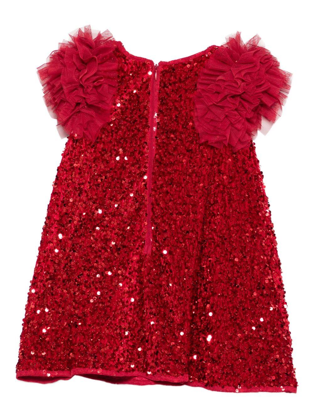 Abito rosso per bambina 5529 002 Abel & Lula 