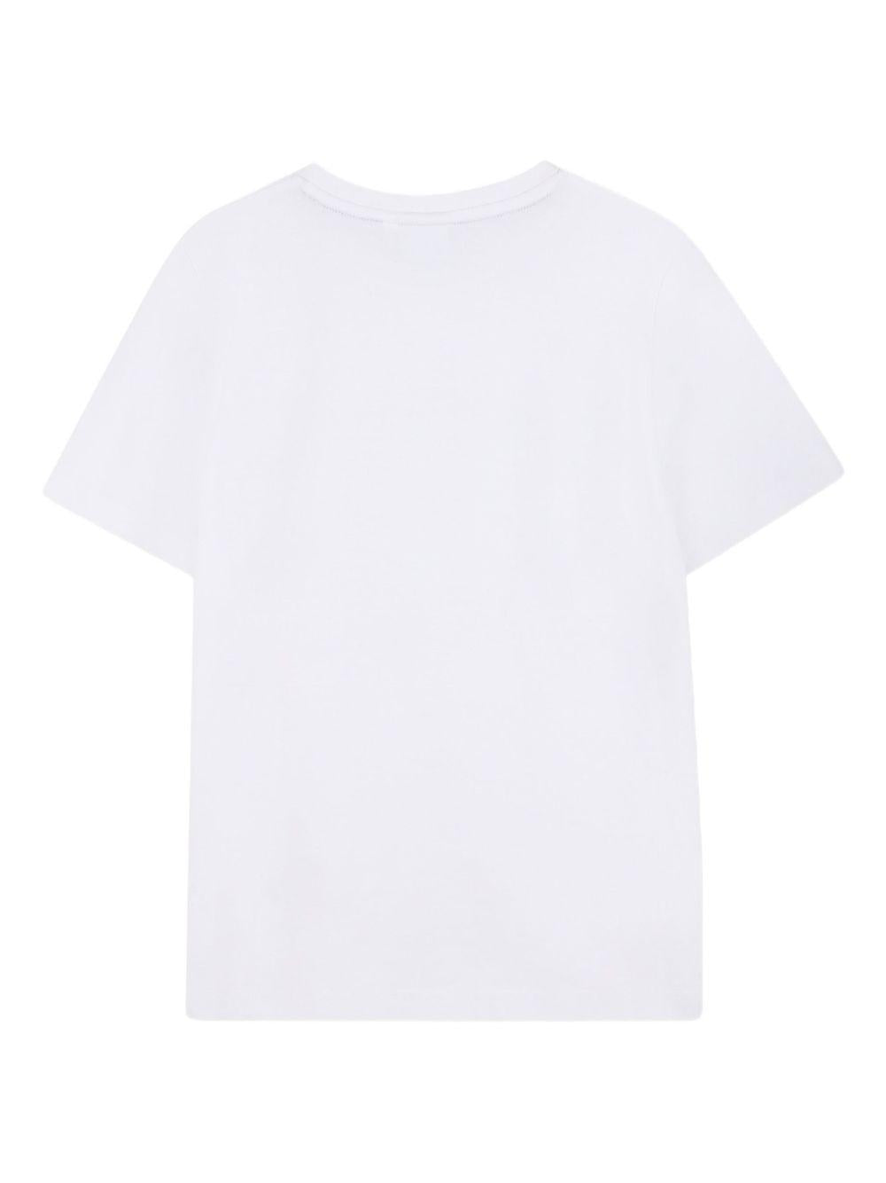 T-shirt bianca per bambino J52366 10P Boss Kids 