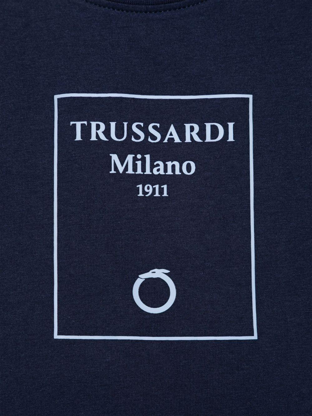 T-shirt blu navy per neonato