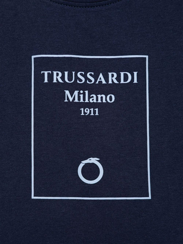 T-shirt blu navy per neonato