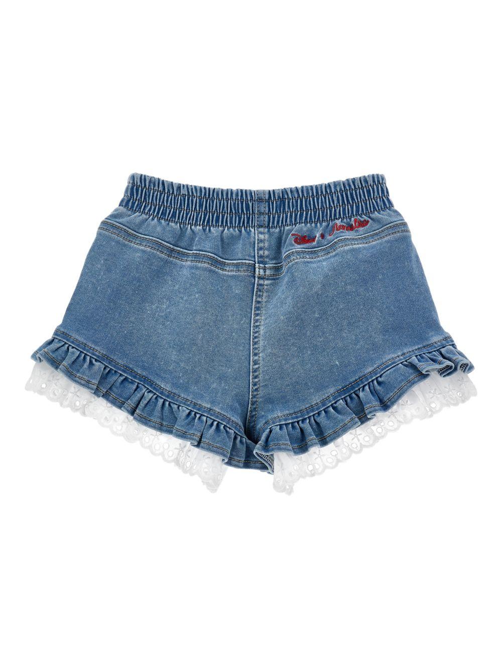 Bermuda blu per bambina 39G4097017 0062 Monnalisa Kids 