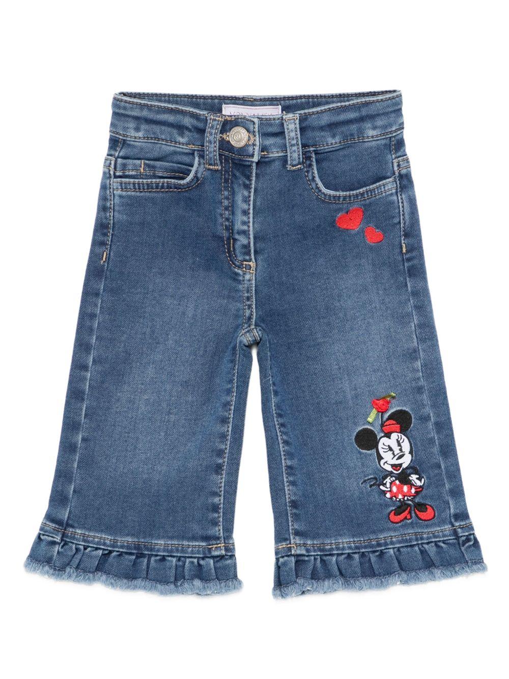 Jeans blu per neonata 39F4066043 0055 Monnalisa Kids 