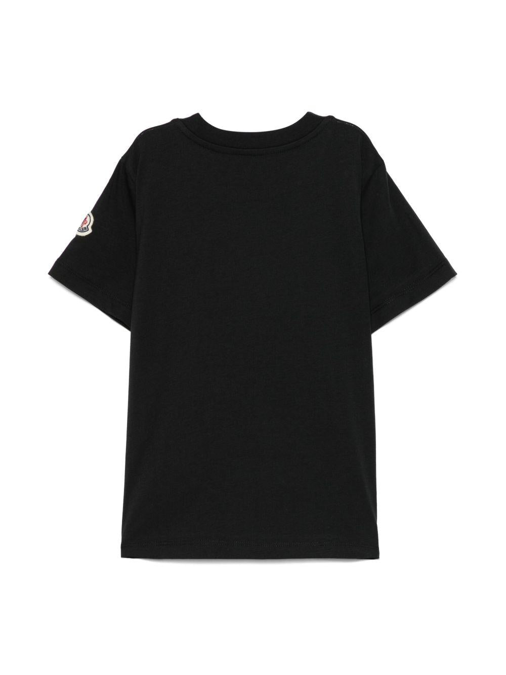 T-shirt nera per bambino