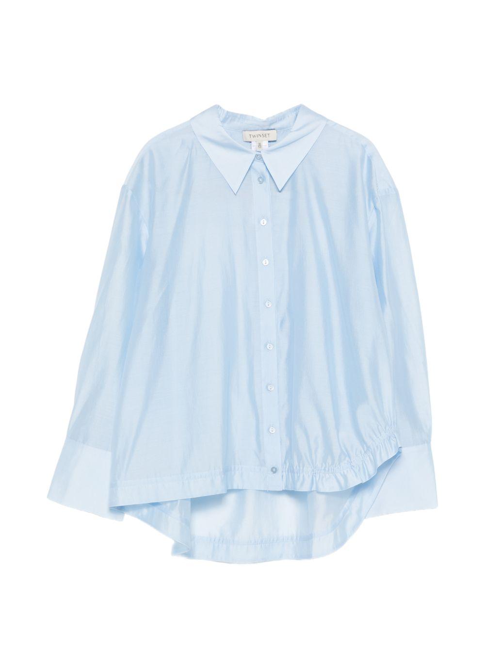 Camicia blu per bambina 261GJ2111 04614 Twin Set 