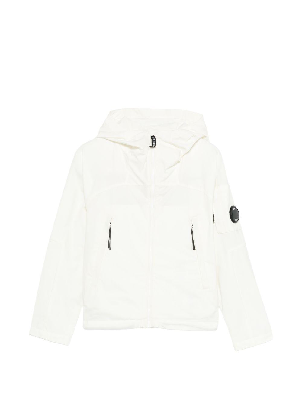 Giubbotto bianco sporco per bambino CUS01OL3AA8 10135 C.P Company Kids 