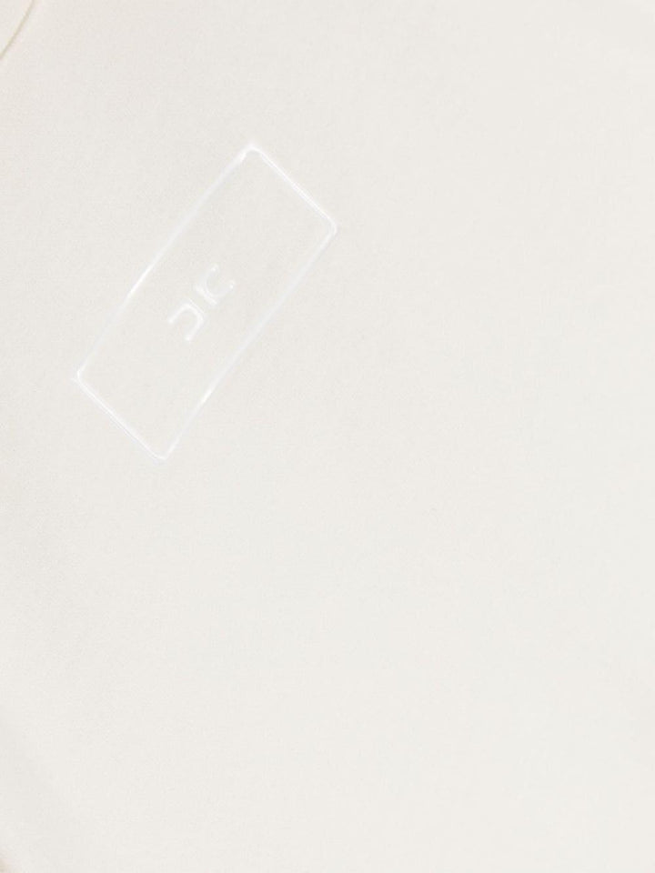 White dress for girls with logo