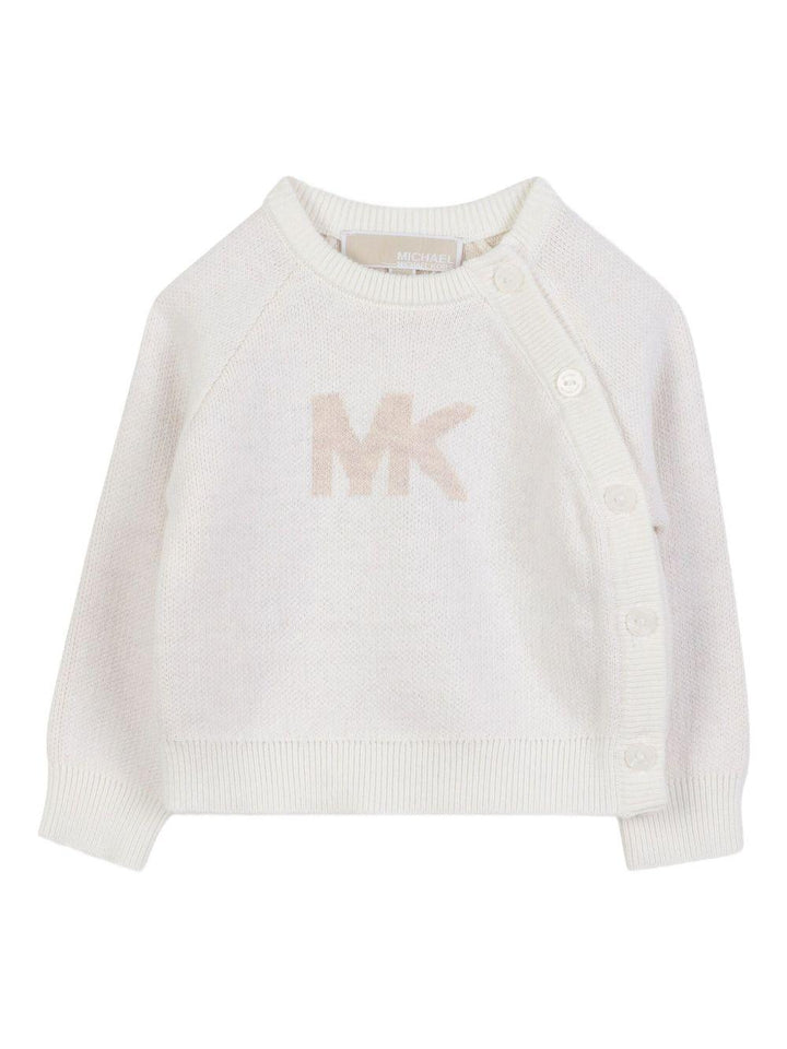 Completo bianco/oro per neonata R30501 N52 Michael Kors Kids 