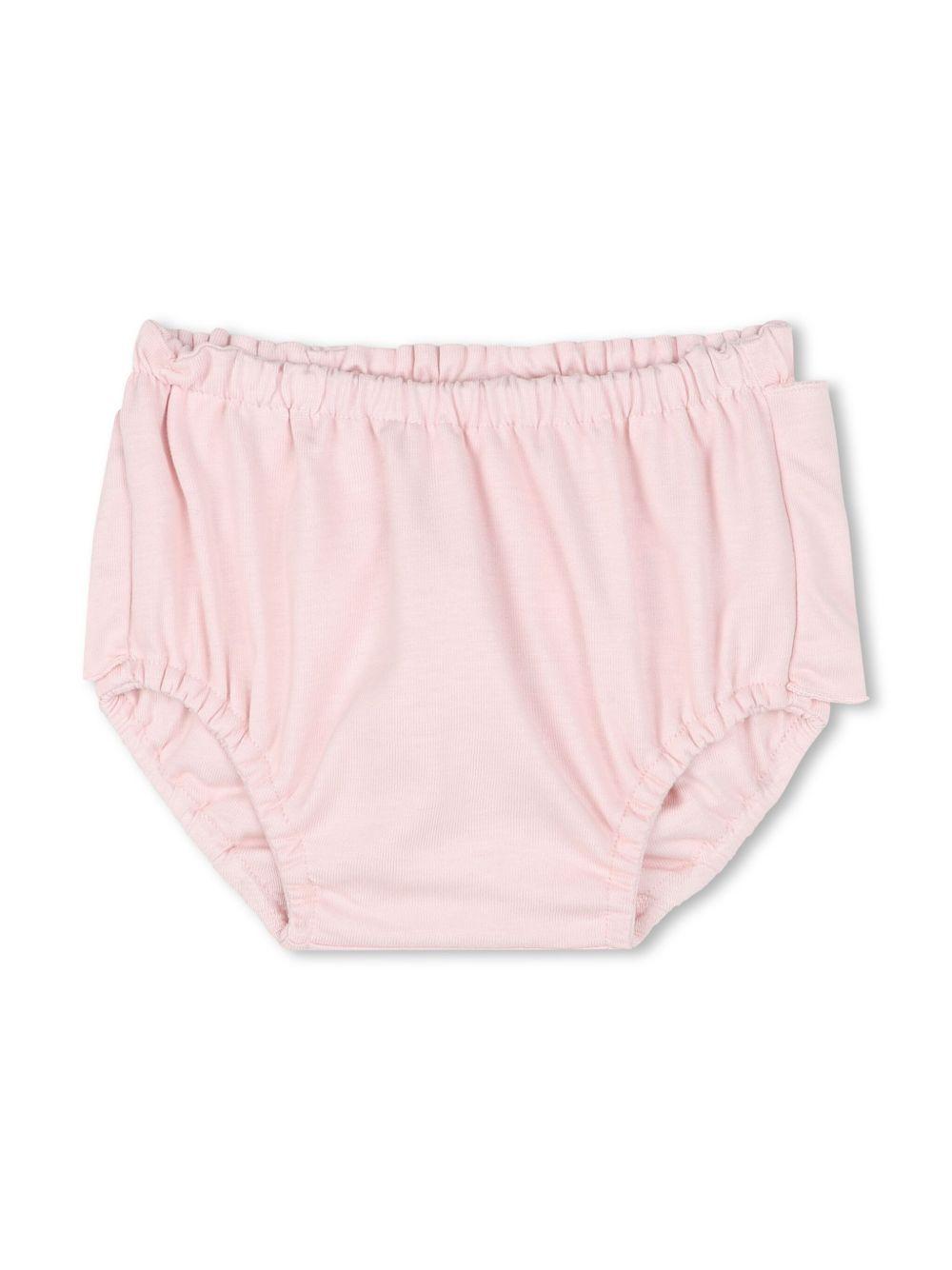 Abito rosa chiaro per neonata