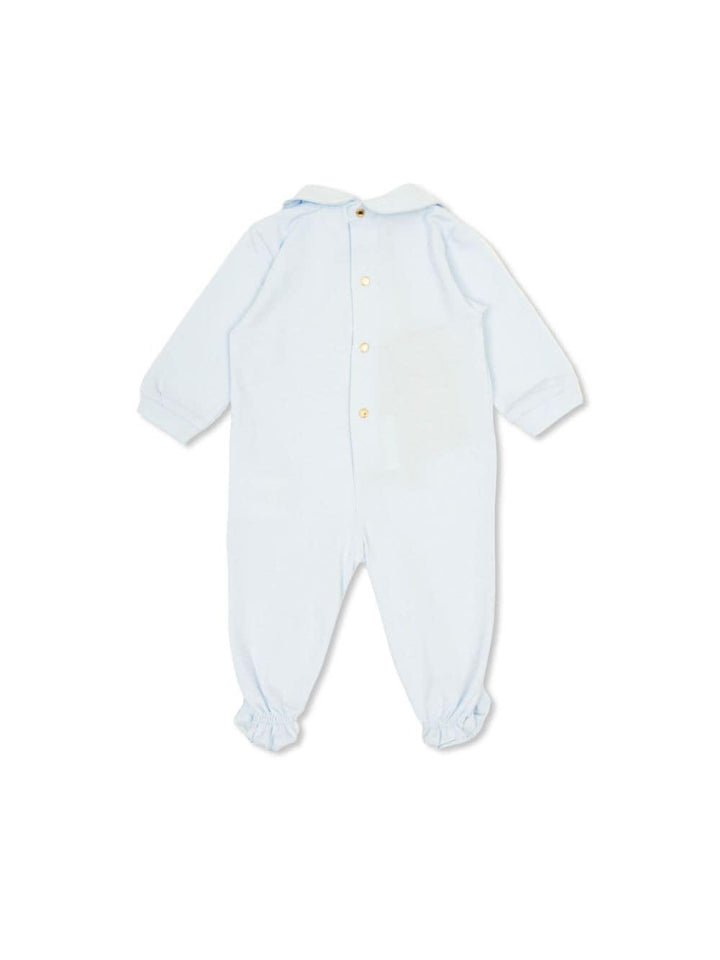 Tutina per neonato in cotone azzurro