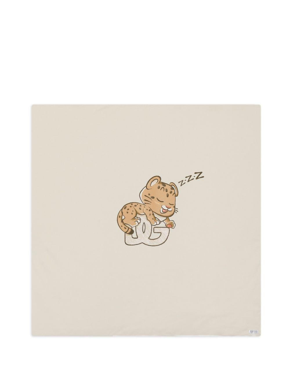 Coperta bianca/multicolore per neonato LNJA88G7PNL S9000 Dolce & Gabbana Kids 