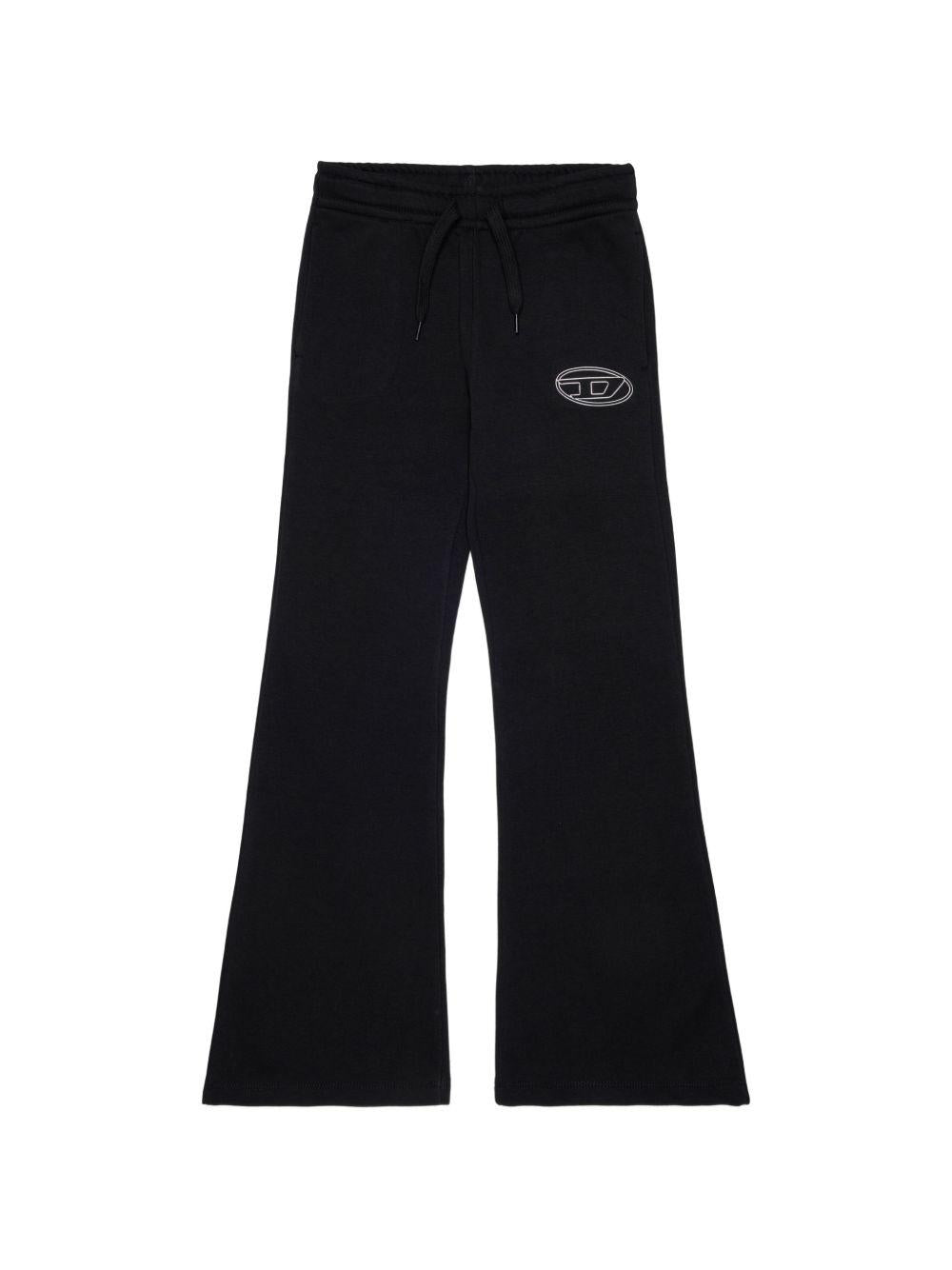 Pantalone nero per bambina J02917KYAZ3 K900 Diesel Kids 