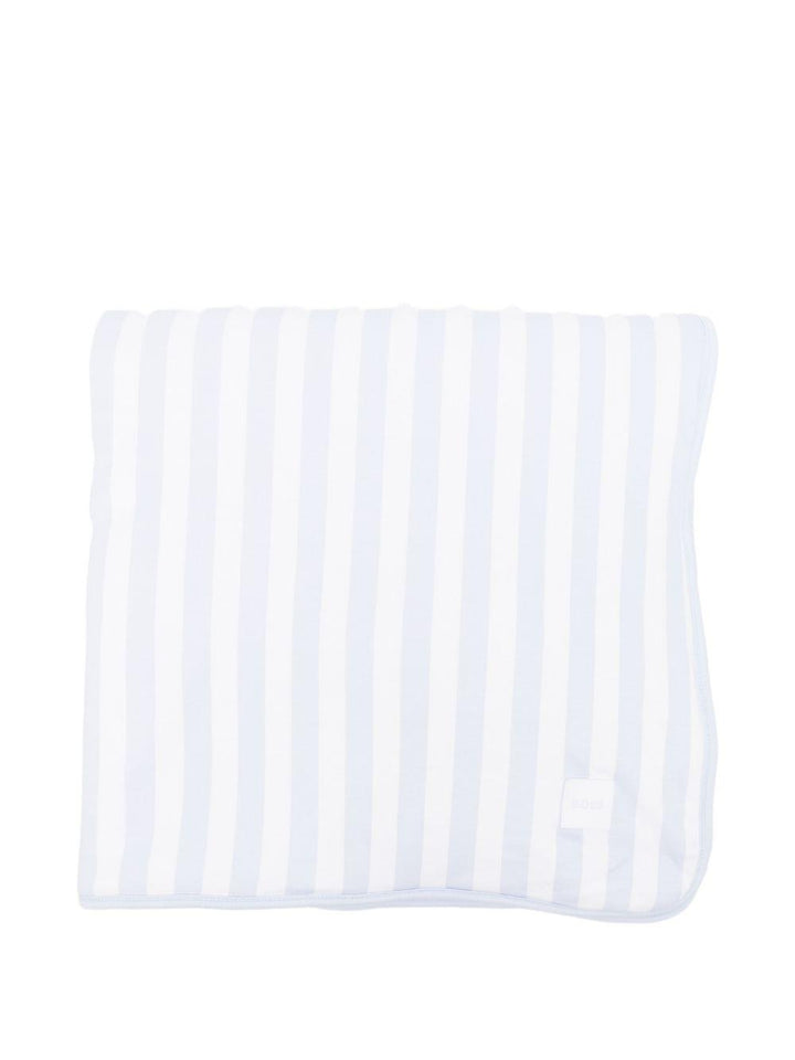 Coperta blu/bianca per neonato J53093 771 Boss Kids 