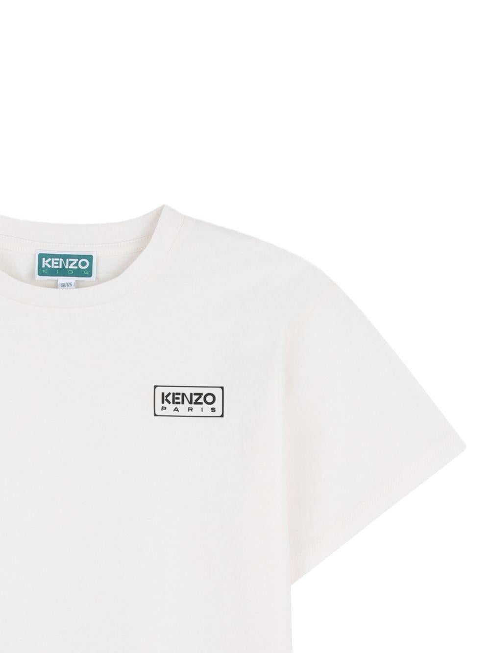 T-shirt bianca per bambino K61681 117 Kenzo Kids 