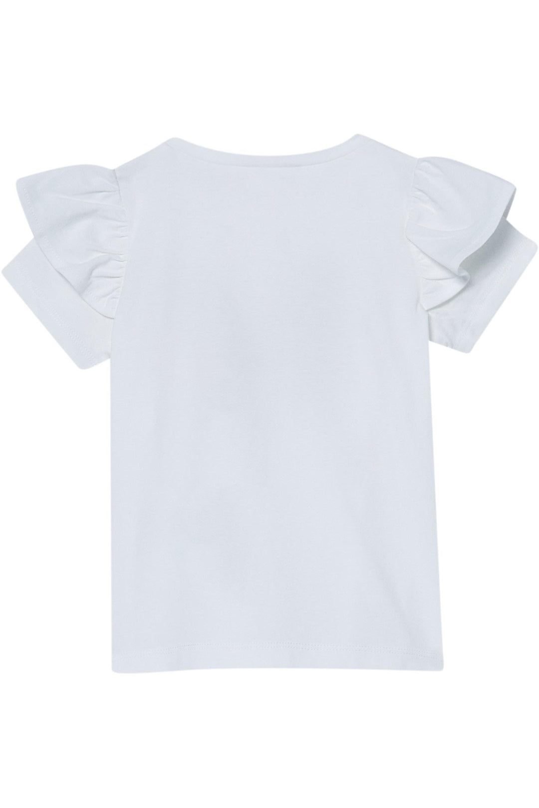T-shirt bianco per bambina