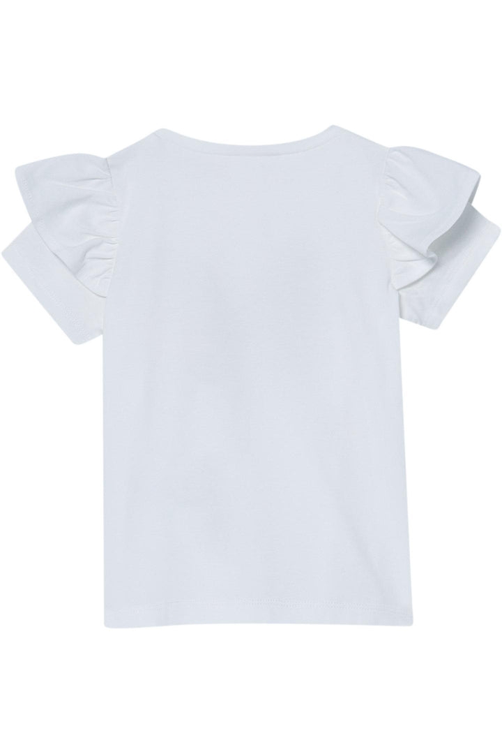 T-shirt bianco per bambina