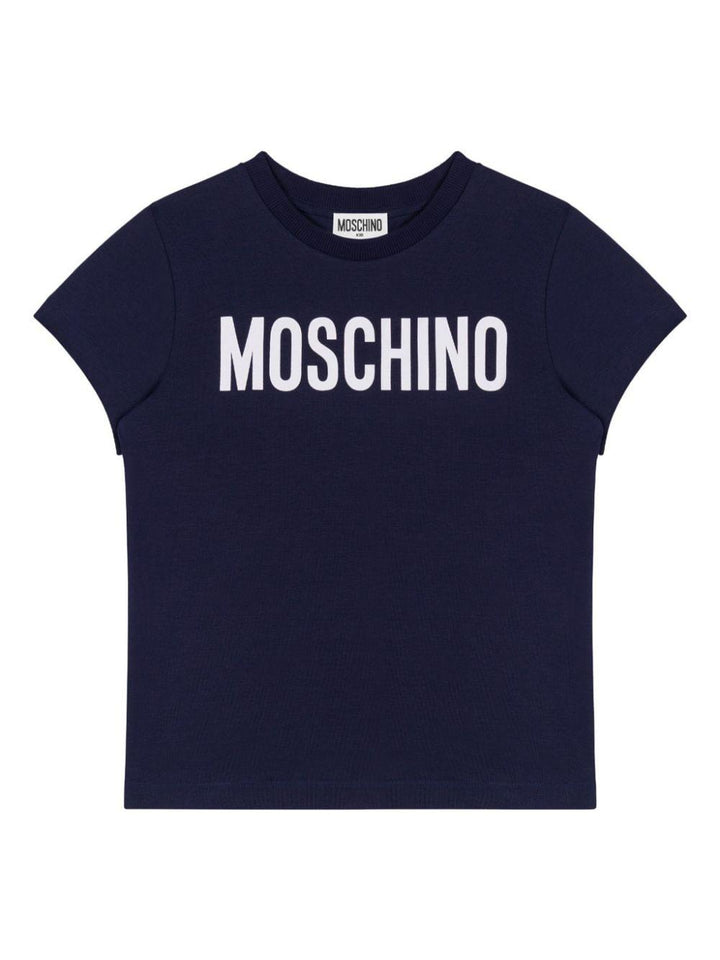 Blue cotton t-shirt for boys