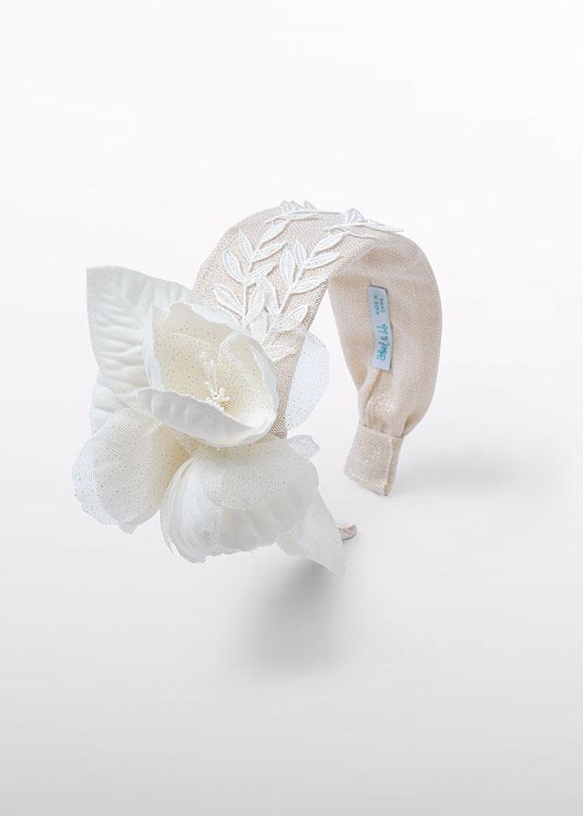 Cerchietto bianco per bambina