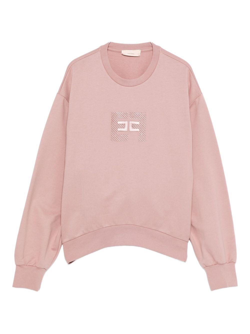 Felpa rosa vecchio per bambina EFFE1580FF002 C041 Elisabetta Franchi Kids 