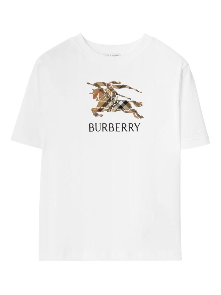 T-shirt bianco per bambino 8120352 A1464 Burberry Kids 