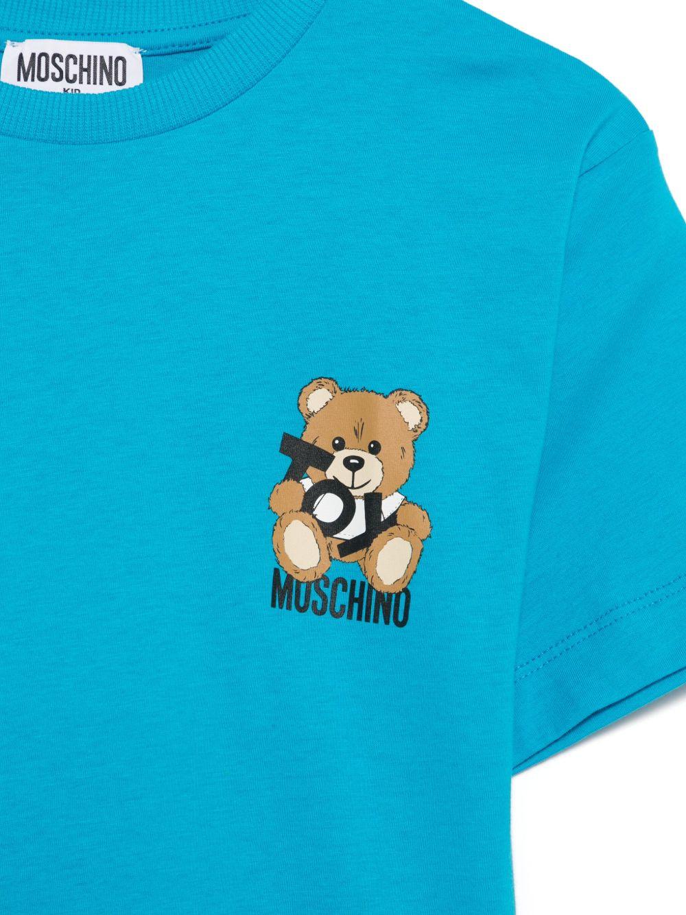 T-shirt azzurra per bambino
