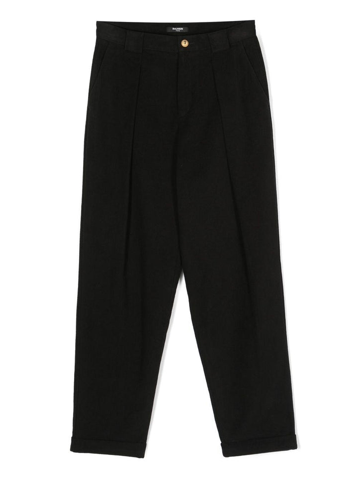 Black trousers for girls