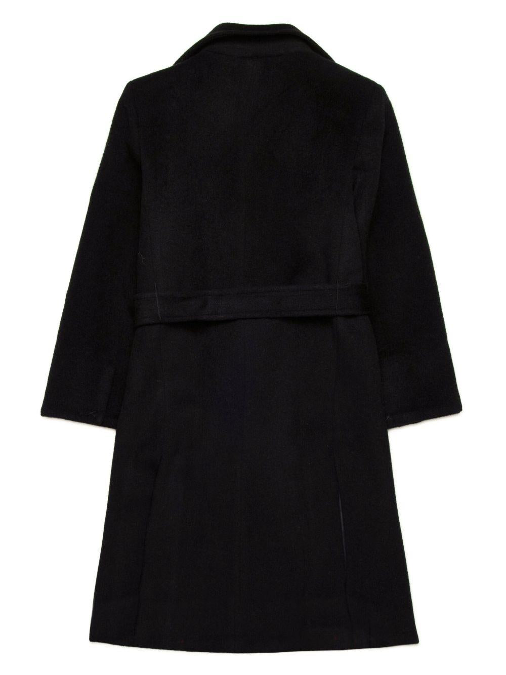 Cappotto nero per bambina MX0001MX052 MX900 Max&co Kids 