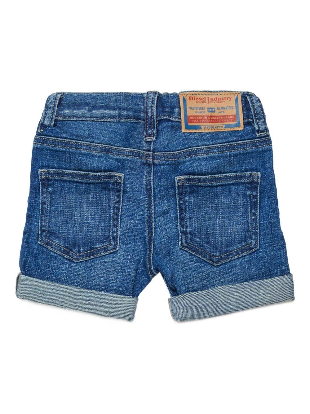 Bermuda de jeans blu per neonato K00361KXBSC K01 Diesel Kids 