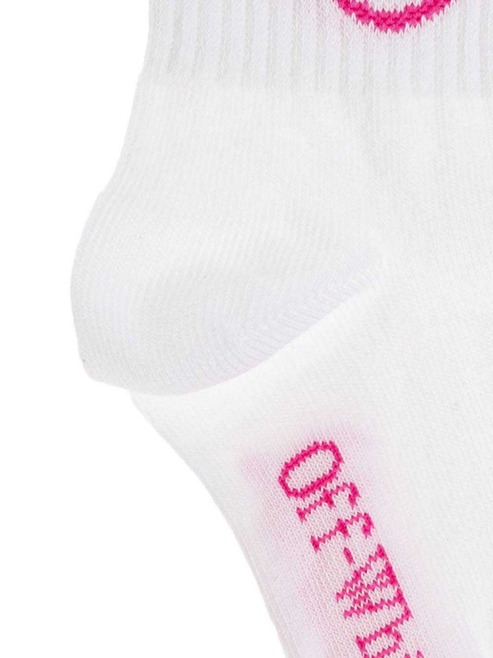 Calze bianche per bambina OGRA003F25KNI002 0132 Off White Kids 