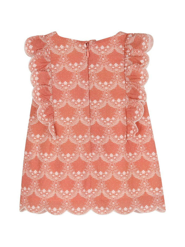 Abito rosa per neonata C20932 45U Chloe 