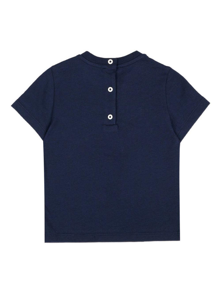 T-shirt blu per neonata BUI1107AJ F0QG0 Fendi Kids 