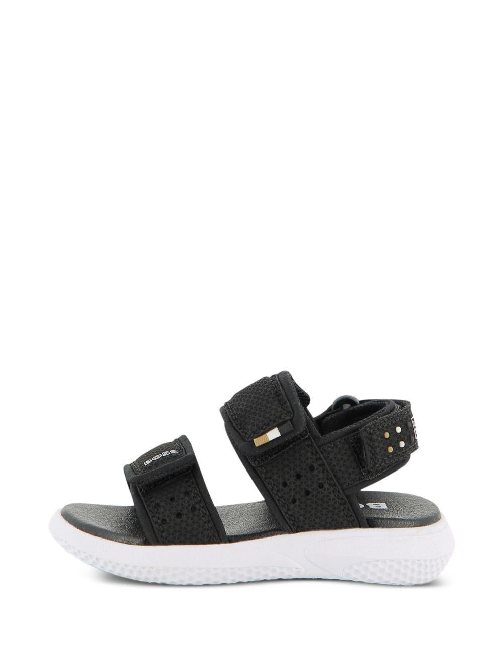 Sandali nere per bambino J52823 09B Boss Kids 