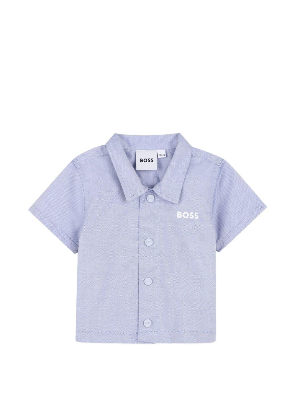 Completo azzurro per neonato J53054 813 Boss Kids 