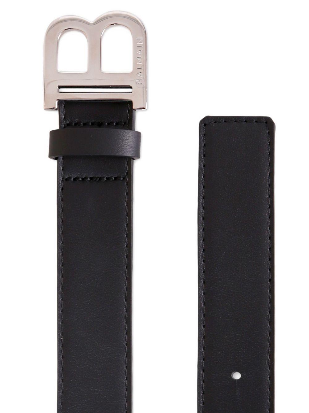 Cintura nera per bambino BX0P21Z1371 930AG Balmain Kids 