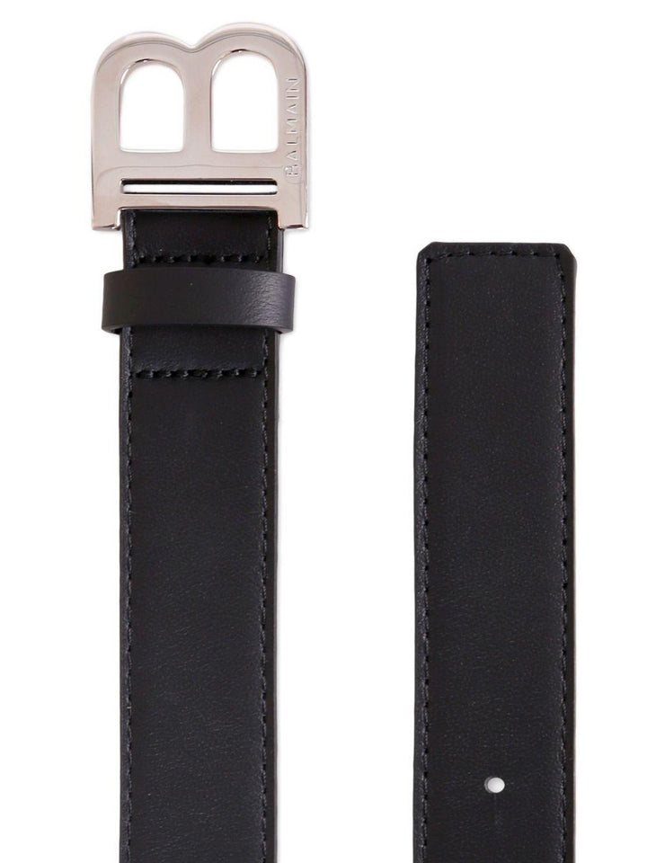 Cintura nera per bambino BX0P21Z1371 930AG Balmain Kids 