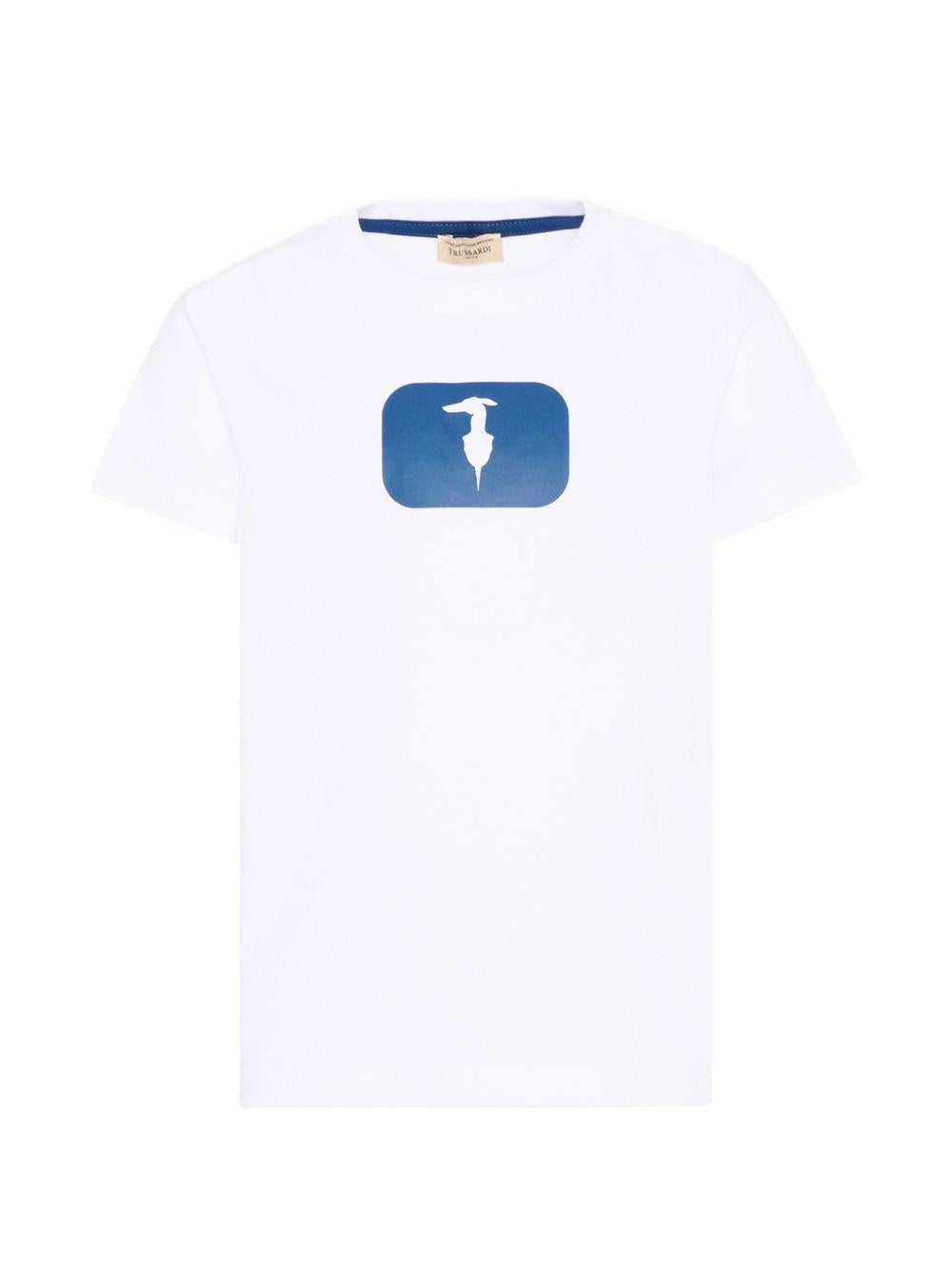 T-shirt bianco per bambino TIP26093TSK WHI Trussardi Kids 