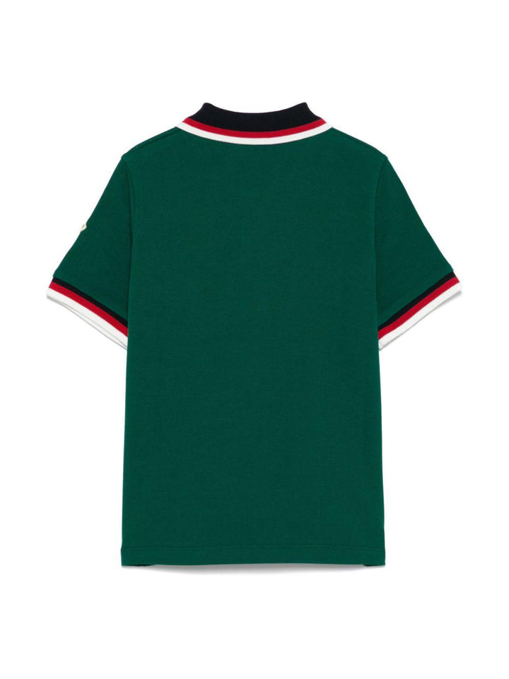 Polo verde foresta per bambino