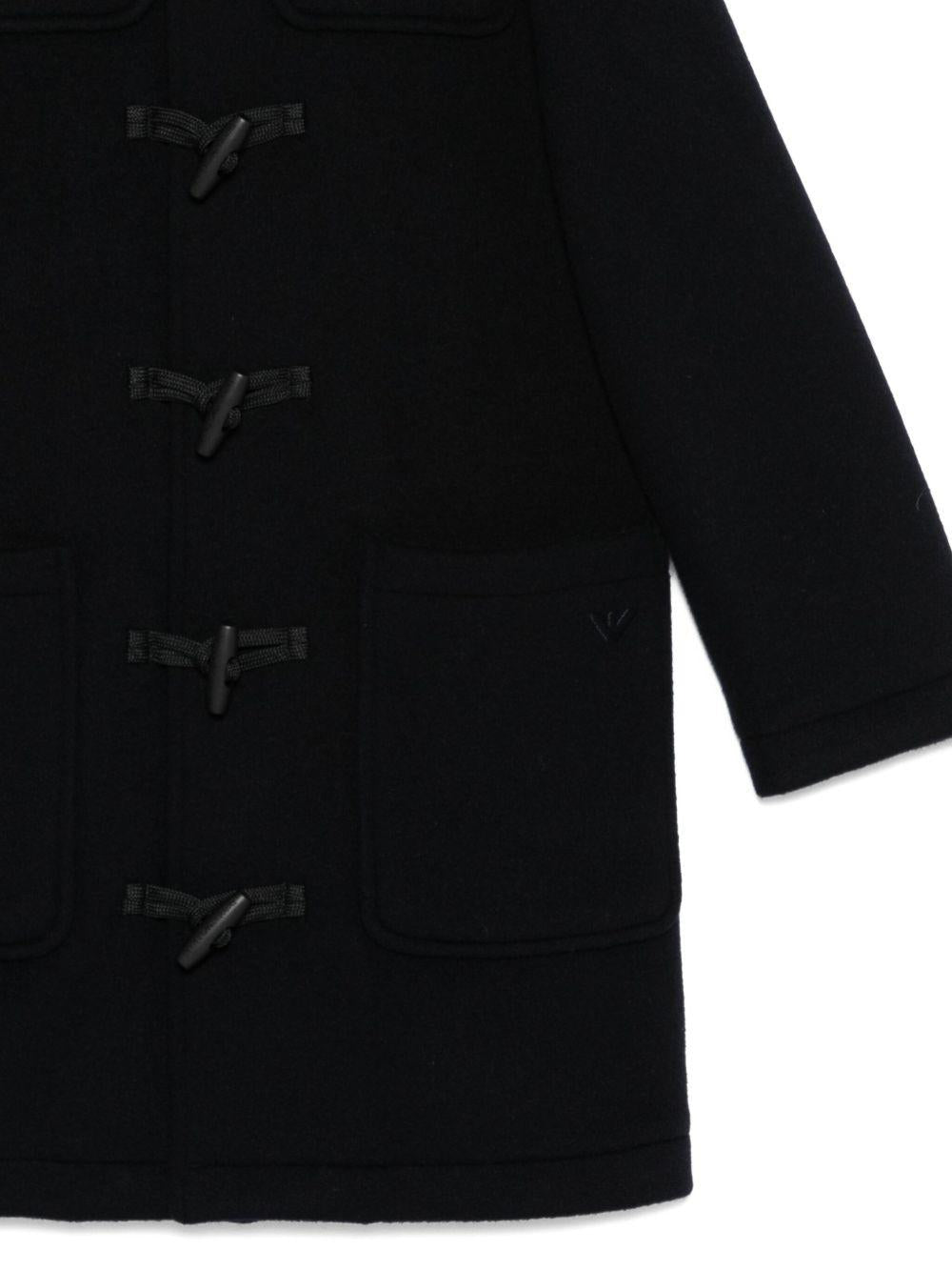 Cappotto nero per bambino EB000493AF16038 UB118 Emporio Armani Kids 