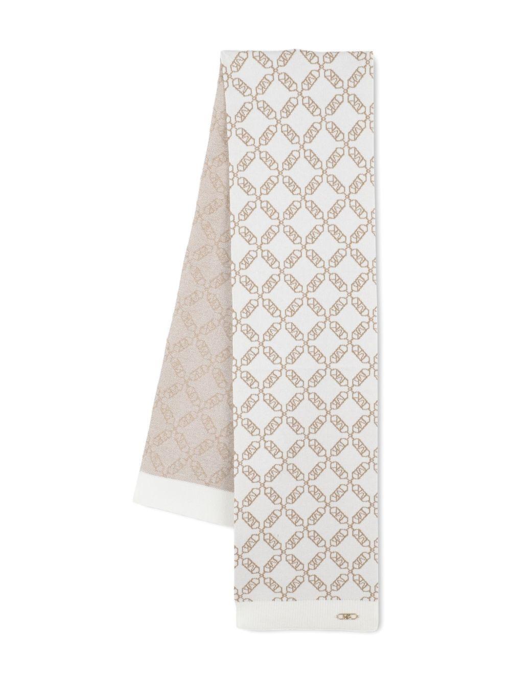 Sciarpa bianca/oro per bambina R30536 117 Michael Kors Kids 
