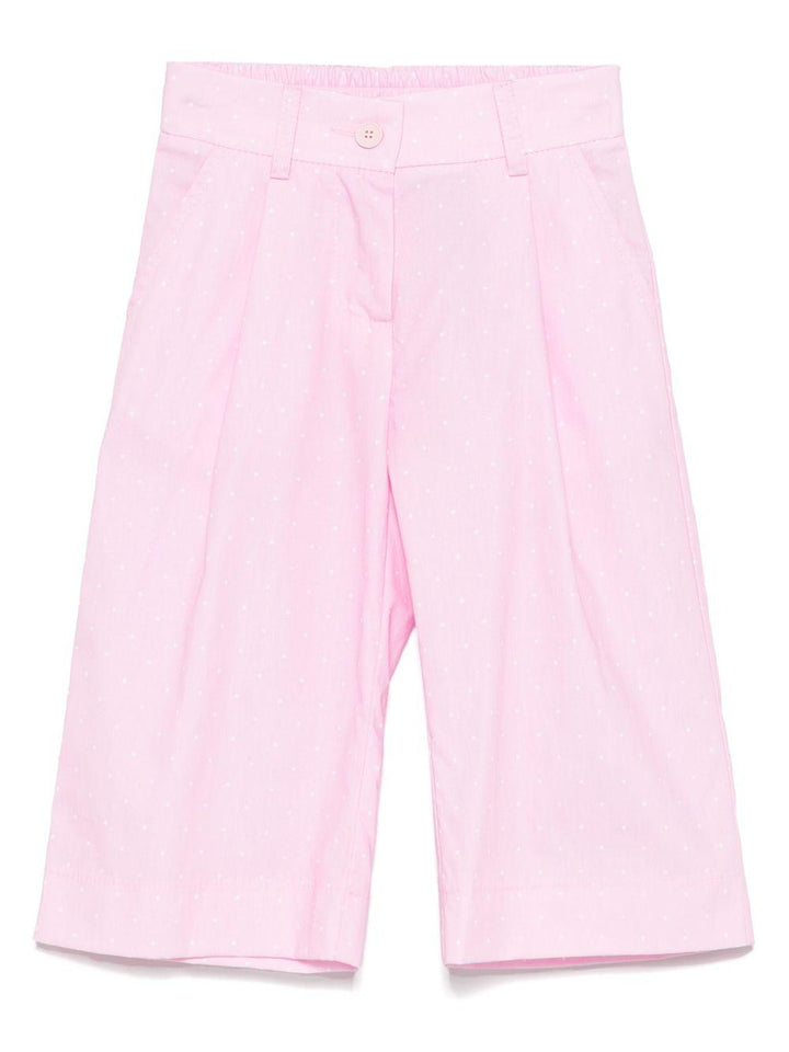 Pantalone rosa per bambina 11E4205668 0090 Monnalisa Kids 
