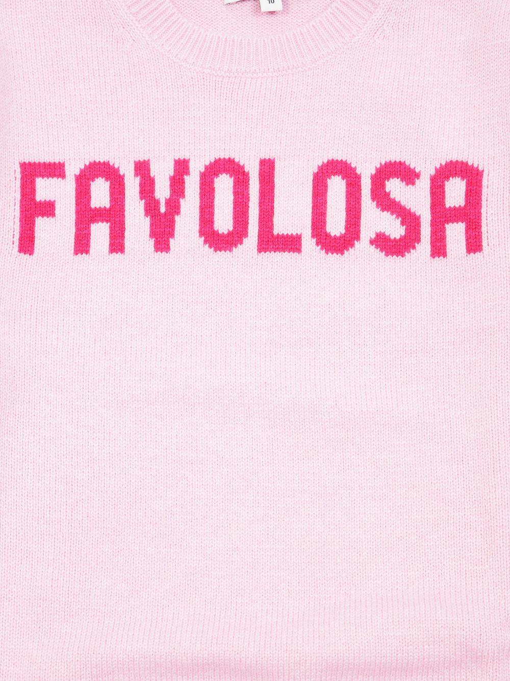 Maglione rosa chiaro per bambina PRC0001 00552I MC2 Saint Barth Kids 